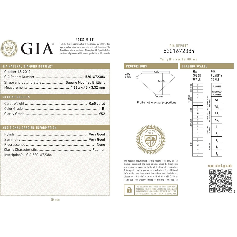 WP Diamond Stud Earring in 14K Yellow Gold E VVS1/VS2 1.17 CTW